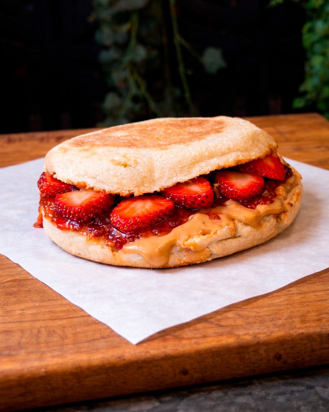 Specialty latte art served at Eggspresso Muffins