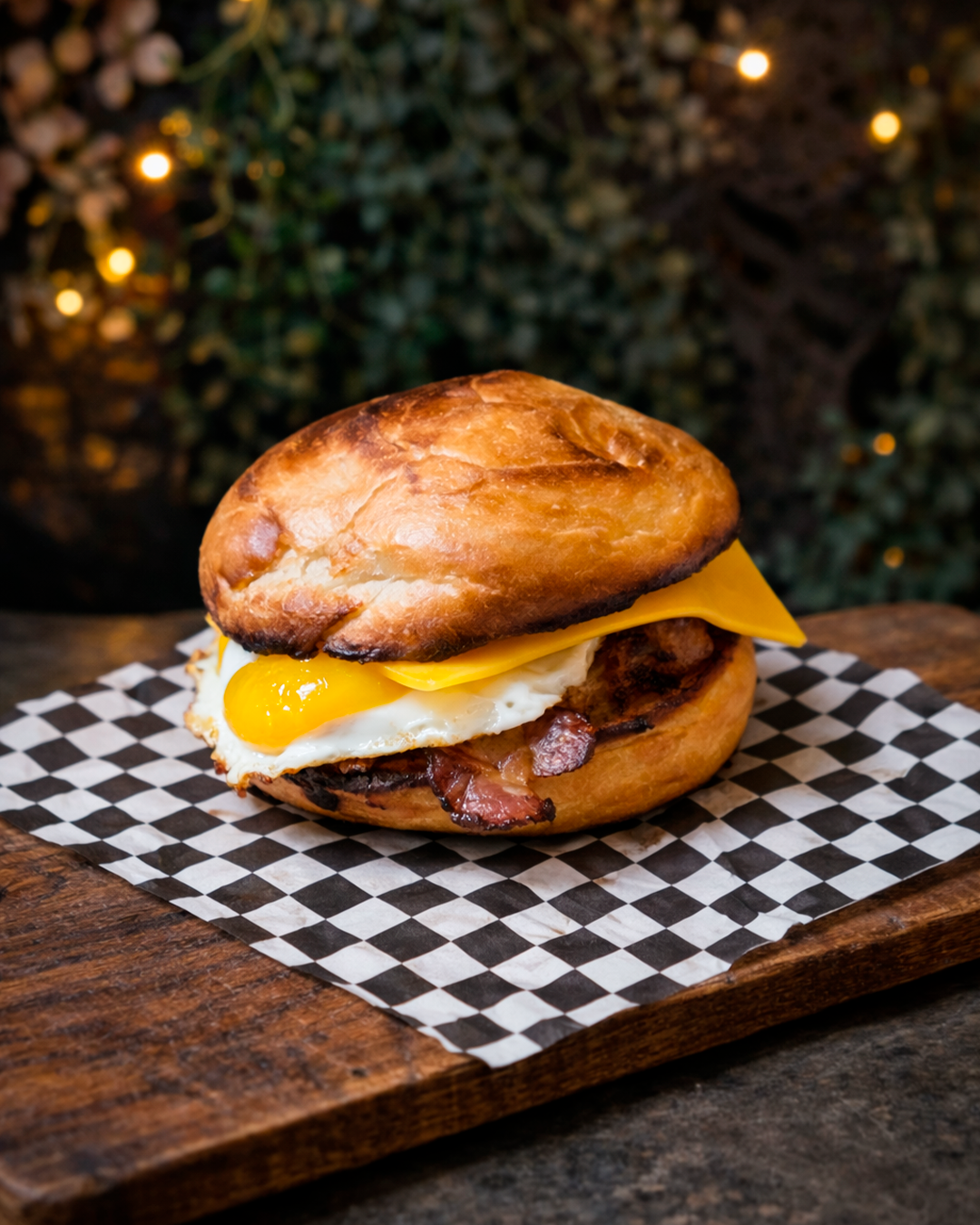 Freshly baked muffin with coffee at brunch