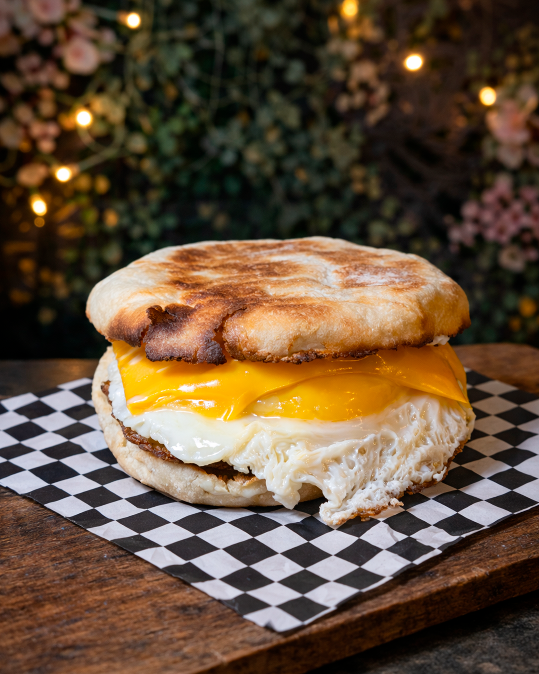 Breakfast sandwiches made fresh daily at Eggspresso Muffins
