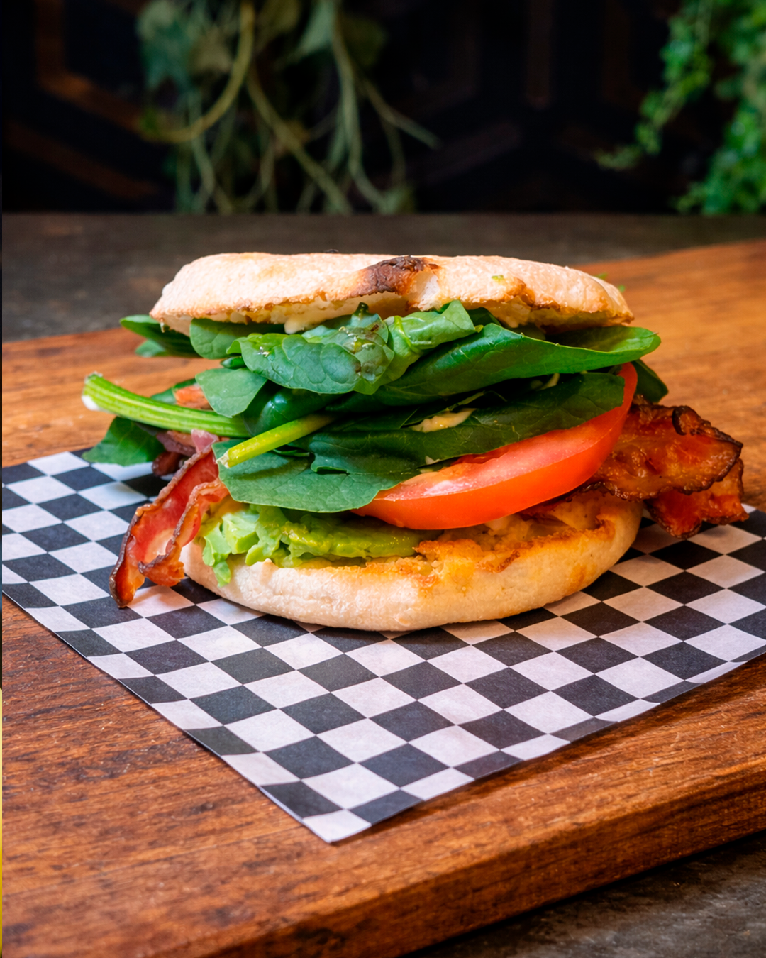 Colorful acai bowl with granola and fruit toppings